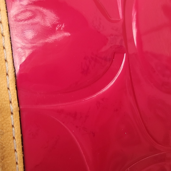 Coach Hot Pink Patent Leather Large Tote/Satchel - Picture 14 of 17